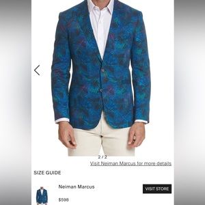 Robert Graham Size 40 men’s sports coat. Originally $598.00. Pre-owned